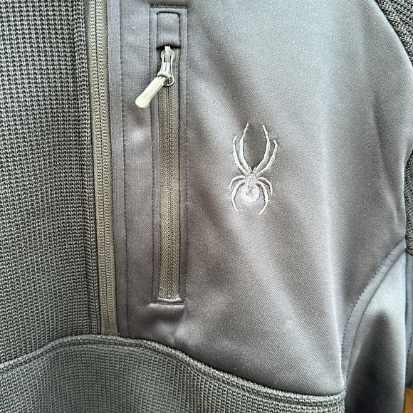 Spyder Men's Gait Half zip jacket, Black Size Medium - Picture 2 of 6